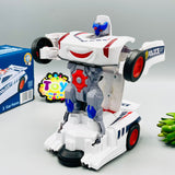 2-in-1 Robot Transformer Police Car