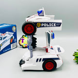 2-in-1 Robot Transformer Police Car