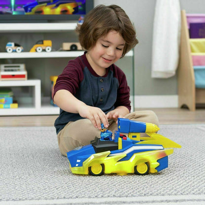 Large Paw Patrol Mighty Pups Chase's Deluxe Transforming Vehicle