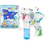 Electric Dinosaur Bubble Gun with Light and Music