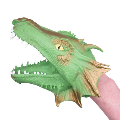 Dragon Hand Puppet With Snapping Jaws