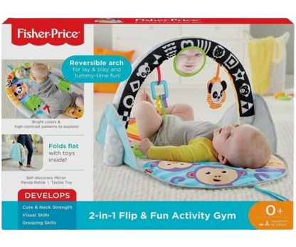 Fisher Price 2-in-1 Flip and Fun Activity Gym