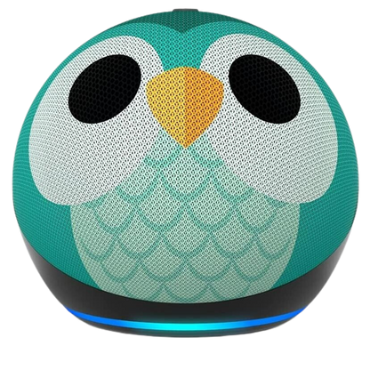 Amazon Echo Dot (5th Gen) Kids Smart Speaker with Alexa Owl Kids Birth